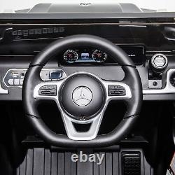 Voiture électrique pour enfants HOMCOM Mercedes Benz G500 12V avec télécommande - Noir