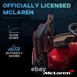 Voiture électrique pour enfants Homcom McLaren sous licence avec télécommande - Rouge