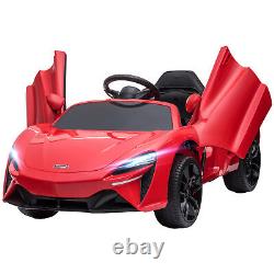 Voiture électrique pour enfants Homcom McLaren sous licence avec télécommande - Rouge