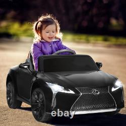 Voiture électrique pour enfants Lexus noire avec télécommande