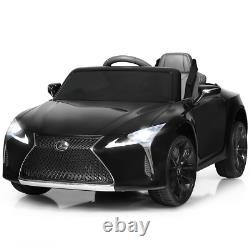 Voiture électrique pour enfants Lexus noire avec télécommande