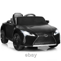 Voiture électrique pour enfants Lexus noire avec télécommande