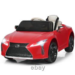 Voiture électrique pour enfants Lexus noire avec télécommande