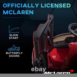 Voiture électrique pour enfants McLaren sous licence 12V avec télécommande et musique