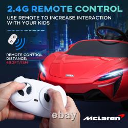 Voiture électrique pour enfants McLaren sous licence 12V avec télécommande et musique