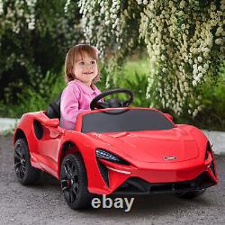 Voiture électrique pour enfants sous licence HOMCOM McLaren avec télécommande - Rouge