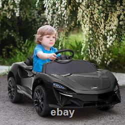 Voiture électrique pour enfants sous licence McLaren HOMCOM avec télécommande noire