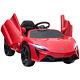 Voiture électrique Pour Enfants Sous Licence Mclaren Homcom Avec Télécommande Rouge