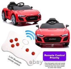 Voiture électrique sous licence Audi R8 Spyder pour enfants 12V avec télécommande