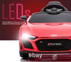 Voiture électrique sous licence Audi R8 Spyder pour enfants 12V avec télécommande