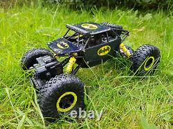 Voiture télécommandée Batman Radio 2.4ghz Tout-terrain 4wd Rock Crawler