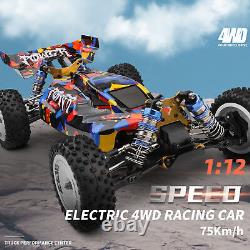 Voiture télécommandée WLtoys XKS 124007 1/12 2.4GHz 75KM/H Tout-terrain Brushless RTR