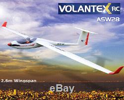 Volantex Asw28 V2 2,6m Rc Télécommande Drone Avion Avion Planeur Sailplane