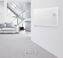 Wifi Control App 2000w En Verre Blanc Radiateur Électrique / Mur Chauffant Smart Panel